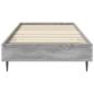 Preview: Bettrahmen Sonoma-Grau 80 x 200 cm Holzwerkstoff