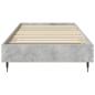 Preview: Bettrahmen Betongrau 80 x 200 cm Holzwerkstoff