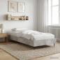 Preview: ARDEBO.de - Bettrahmen Betongrau 80 x 200 cm Holzwerkstoff