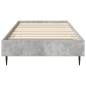 Preview: Bettrahmen Betongrau 80 x 200 cm Holzwerkstoff