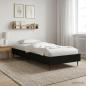 Preview: ARDEBO.de - Bettrahmen Schwarz Eichen-Optik 80 x 200 cm Holzwerkstoff