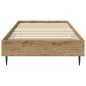 Preview: Bettrahmen Artisan-Eiche 80 x 200 cm Holzwerkstoff