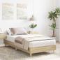 Preview: ARDEBO.de - Bettrahmen Sonoma-Eiche 80 x 200 cm Holzwerkstoff