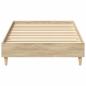 Preview: Bettrahmen Sonoma-Eiche 80 x 200 cm Holzwerkstoff