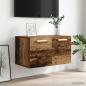 Preview: ARDEBO.de - Wandschrank Altholz 60 x 36,5 x 35 cm Holzwerkstoff