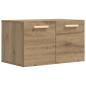 Preview: Wandschrank 60 x 36,5 x 35 cm Holzwerkstoff Artisan-Eiche