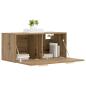 Preview: Wandschrank Wandhalterung Artisan-Eiche 80 x 36,5 x 35 cm