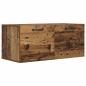 Preview: Wandschrank Wandhalterung Altholz 80 x 36,5 x 35 cm