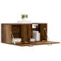 Preview: Wandschrank Wandhalterung Altholz 80 x 36,5 x 35 cm