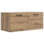 Preview: Wandschrank Wandhalterung Artisan-Eiche 80 x 36,5 x 35 cm