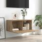 Preview: Wandschrank Wandhalterung Artisan-Eiche 80 x 36,5 x 35 cm