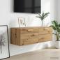 Preview: ARDEBO.de - Wandschrank 100 x 36,5 x 35 cm Holzwerkstoff Artisan-Eiche
