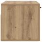 Preview: Wandschrank 100 x 36,5 x 35 cm Holzwerkstoff Artisan-Eiche
