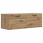 Preview: Wandschrank 100 x 36,5 x 35 cm Holzwerkstoff Artisan-Eiche