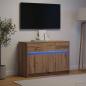 Preview: TV-Schränk 91 x 34 x 61 cm Artisan-Eiche Holzwerkstoff