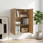 Preview: ARDEBO.de - Wandschrank Wandhalterung Artisan-Eiche 69,5 x 34 x 90 cm