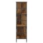 Preview: Regal 4 Ebenen 78,5 x 33 x 117,5 cm Metall PB Altholz
