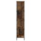 Preview: Regal 4 Ebenen 78,5 x 33 x 153 cm Metall PB Altholz