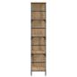 Preview: Regal 4 Ebenen 78,5 x 33 x 153 cm Metall PB Artisan-Eiche
