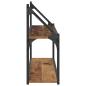 Preview: Wandregal Wandhalterung Altholz 80 x 21 x 51 cm Metall PB