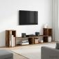 Preview: TV-Schränk 100 x 30 x 50 cm Altholz Holzwerkstoff