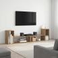 Preview: ARDEBO.de - TV-Schränk 100 x 30 x 50 cm Artisan-Eiche Holzwerkstoff