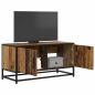 Preview: TV-Schränk 80 x 34,5 x 40 cm Altholz Holzwerkstoff