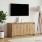 Preview: ARDEBO.de - TV-Schränk 100 x 34 x 50 cm Artisan-Eiche Holzwerkstoff