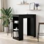 Preview: ARDEBO.de - Bartisch 95 x 47 x 103,5 cm Holzwerkstoff Schwarze Eiche