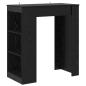 Preview: Bartisch 95 x 47 x 103,5 cm Holzwerkstoff Schwarze Eiche