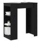 Preview: Bartisch 95 x 47 x 103,5 cm Holzwerkstoff Schwarze Eiche
