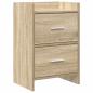 Preview: ARDEBO.de - Nachttische Sonoma-Eiche 40 x 30 x 60 cm Holzwerkstoff