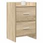 Preview: Nachttische Sonoma-Eiche 40 x 30 x 60 cm Holzwerkstoff