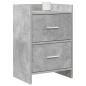 Preview: Nachttische Betongrau 40 x 30 x 60 cm Holzwerkstoff