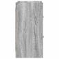 Preview: Nachttische 2 stk. Grau Sonoma 40 x 30 x 60 cm Holzwerkstoff