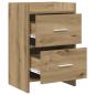 Preview: Nachttische 2 stk. Artisan-Eiche 40 x 30 x 60 cm Holzwerkstoff