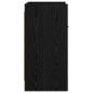 Preview: Nachttische 2 stk. Schwarze Eiche 40 x 30 x 60 cm Holzwerkstoff