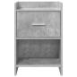 Preview: Nachttische 2 stk. Betongrau 40 x 30 x 60 cm Holzwerkstoff