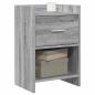 Preview: Nachttische 2 stk. Grau Sonoma 40 x 30 x 60 cm Holzwerkstoff