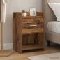 Preview: Nachttische 2 stk. Altholz 40 x 30 x 60 cm Holzwerkstoff