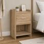 Preview: ARDEBO.de - Nachttische Artisan-Eiche 40 x 30 x 60 cm Holzwerkstoff