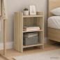 Preview: ARDEBO.de - Nachttische Sonoma-Eiche 40 x 30 x 60 cm Holzwerkstoff