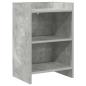 Preview: ARDEBO.de - Nachttische Betongrau 40 x 30 x 60 cm Holzwerkstoff