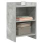 Preview: Nachttische 2 stk. Betongrau 40 x 30 x 60 cm Holzwerkstoff
