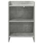 Preview: Nachttische 2 stk. Betongrau 40 x 30 x 60 cm Holzwerkstoff