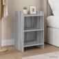 Preview: Nachttische 2 stk. Grau Sonoma 40 x 30 x 60 cm Holzwerkstoff