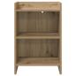 Preview: Nachttische Artisan-Eiche 40 x 30 x 60 cm Holzwerkstoff