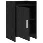 Preview: Nachttische Schwarze Eiche 40 x 30 x 60 cm Holzwerkstoff