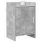 Preview: Nachttische 2 stk. Betongrau 40 x 30 x 60 cm Holzwerkstoff