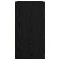 Preview: Nachttische Schwarze Eiche 40 x 36 x 70 cm Holzwerkstoff